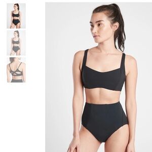 Athleta Black Swim Bra
